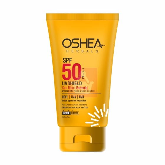 Oshea Herbals UV Shield Sun Block Formula SPF 50+ 120g