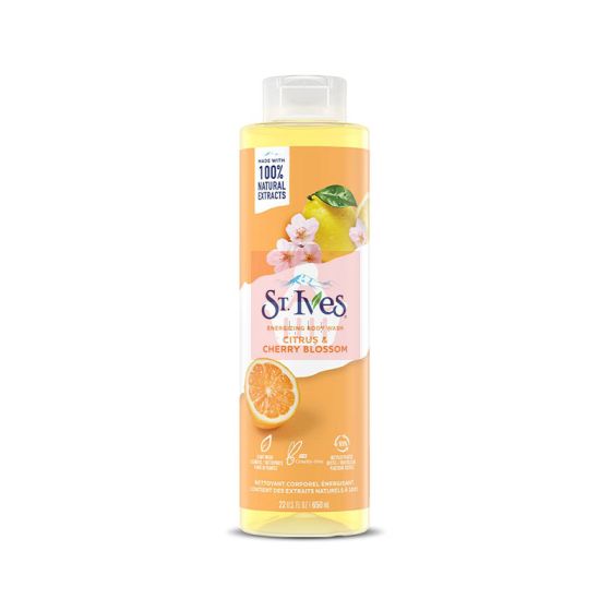 St.Ives Citrus & Cherry Blossom Energizing Body Wash 650ml
