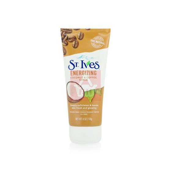 St. Ives Energizing Coconut & Coffee Scrub - 170gm