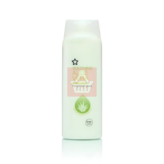 Superdrug Soothing Aloe Vera Body Lotion For All Skin Types - 375ml