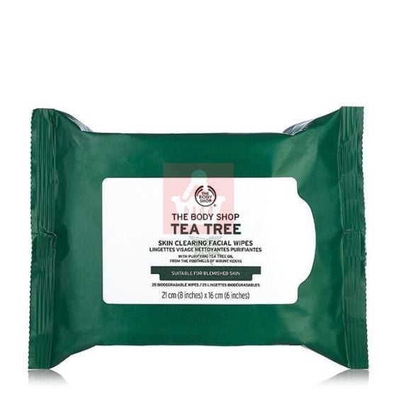 The Body Shop - Tea Tree Skin Clearing Facial Wipes - 25 Wipes