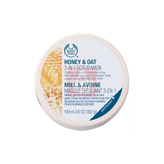The Body Shop Honey & Oat Scrub Mask - 100ml