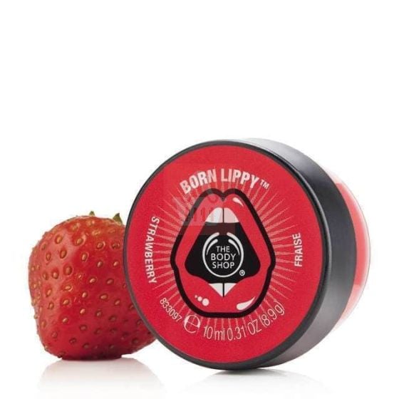 The Body Shop Born Lippy Strawberry Lip Balm - 10ml