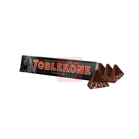 Toblerone Dark Chocolate with Honey and Almond Nougat 100gm