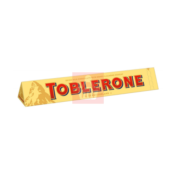 Toblerone Milk Chocolate with Honey and Almond Nougat 100gm