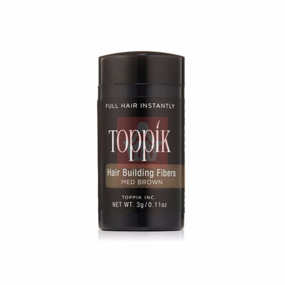 Toppik - Hair Building Fibers - Med Brown - 3gm