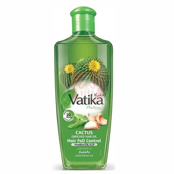 Dabur Vatika Naturals Cactus Enriched Hair Oil With Vitamin A, E, F 300ml