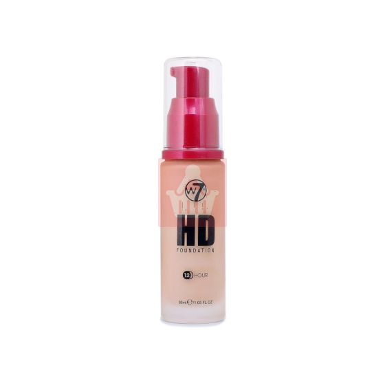 W7 12 Hour HD Foundation - Early Tan - New Ultra Smooth Full Coverage Formula