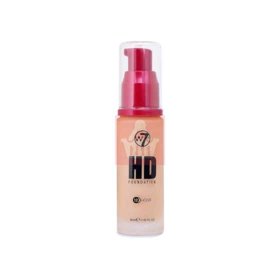 W7 12 Hour HD Foundation - Golden - New Ultra Smooth Full Coverage Formula