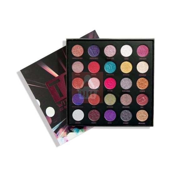 W7 Taxi Without Limits 25 Color Bold & Brilliant Pigments Eye Shadow Palette