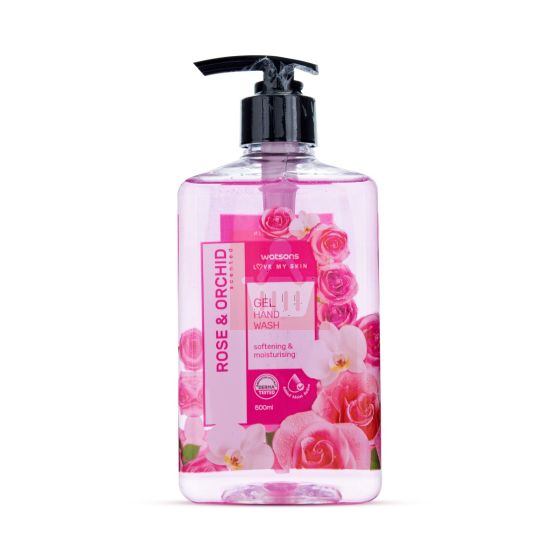 Watsons Rose & Orchid Scented Gel Hand Wash 500ml