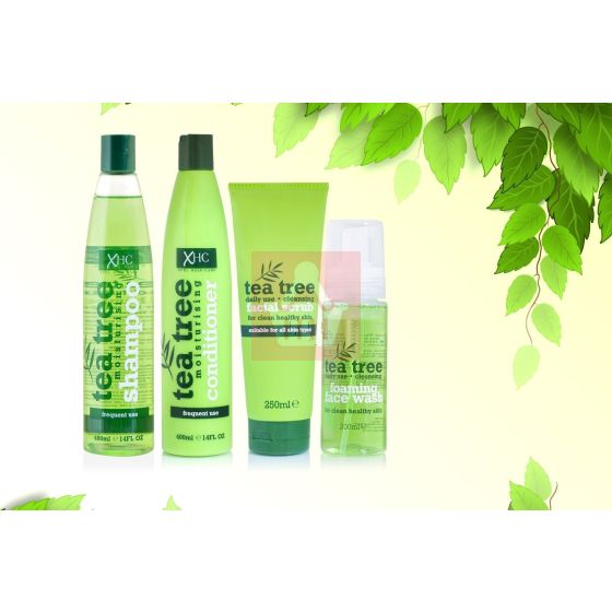 Xpel Combo Pack 09 - Tea Tree Collection (Face Wash, Scrub, Shampoo & Conditioner)