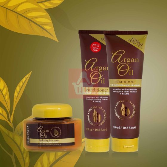 Xpel Combo Pack 14 - Argan Oil Series - Shampoo, Conditioner & Hair Mask