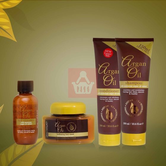 Xpel Combo Pack 15 - Argan Oil Series - Shampoo, Conditioner, Argan Oil & Hair Mask