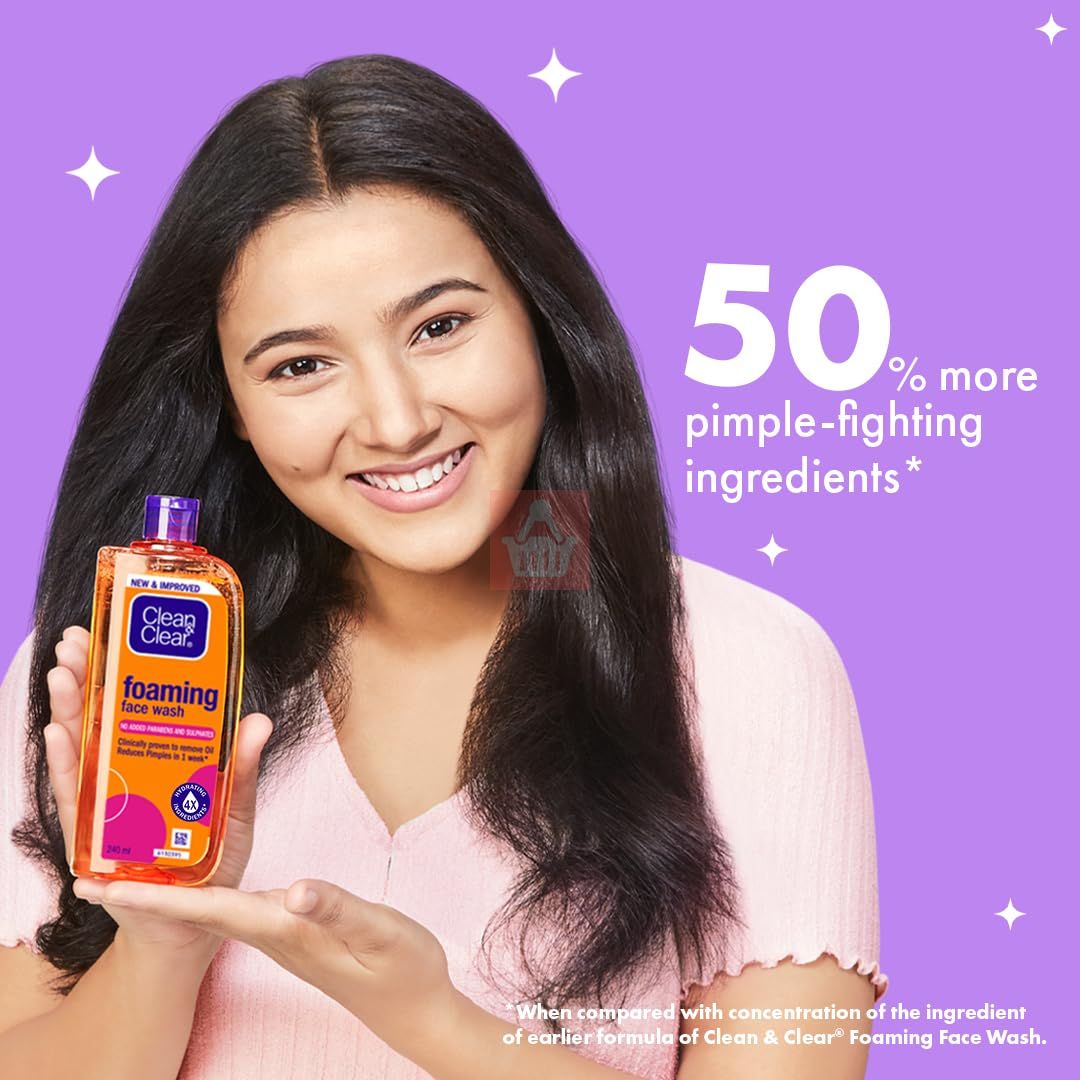 Clean and clear face wash for sales oily skin