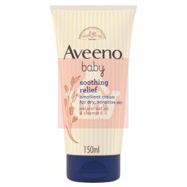Aveeno Baby Soothing Relief Emollient Cream For Dry & Sensitive Skin 200ml