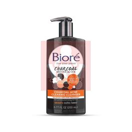Biore charcoal sale acne daily cleanser
