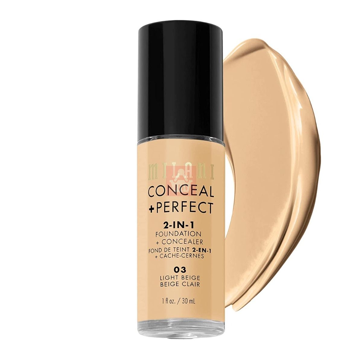 Milani Conceal + Perfect 2In1 Foundation + Concealer 03 Light Beige