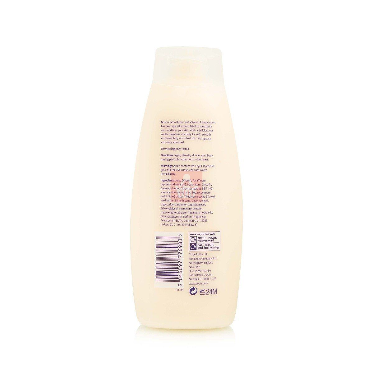 Boots Cocoa Butter Vitamin E Body Lotion 390ml