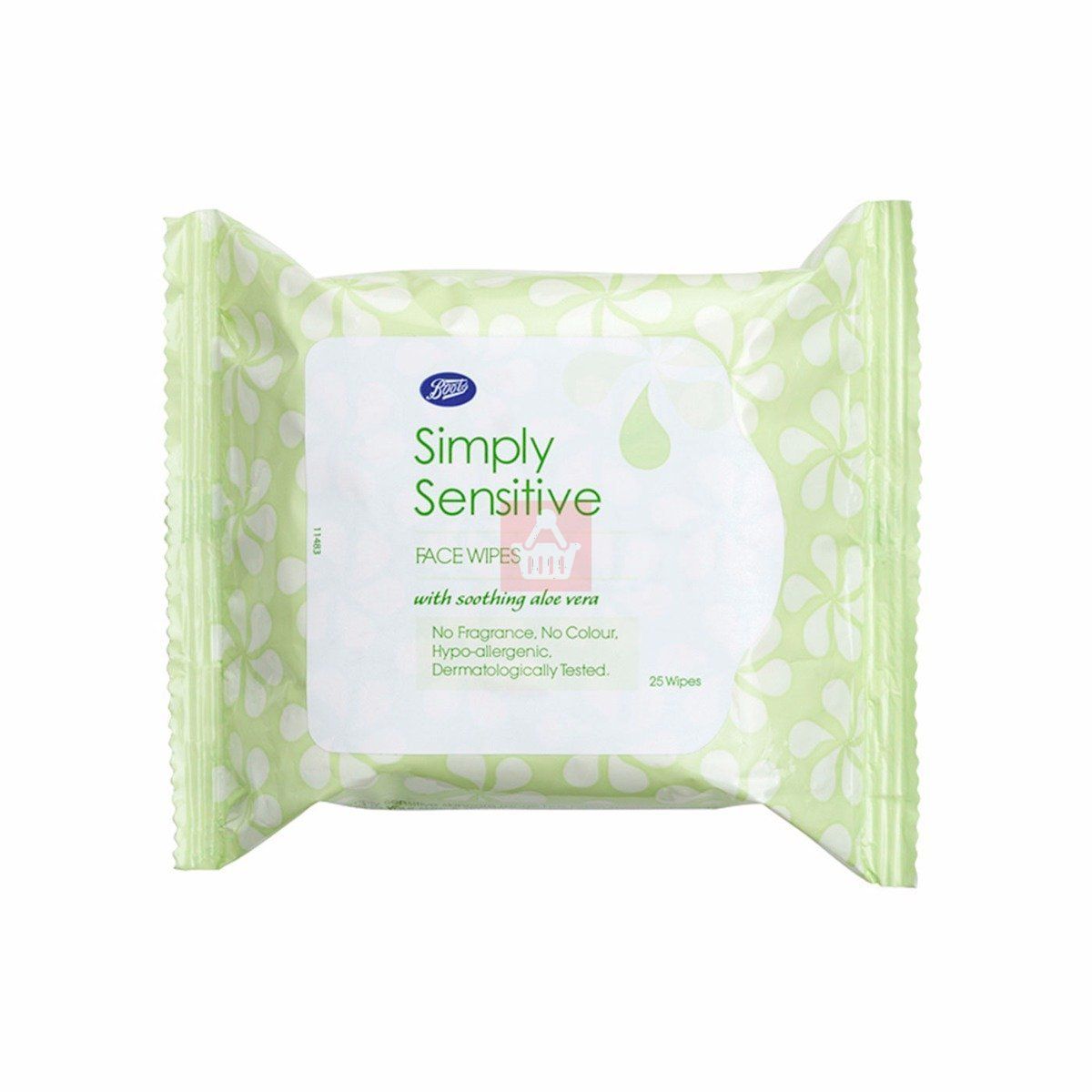 Boots Simply Sensitive Facial Wipes 25 PCs