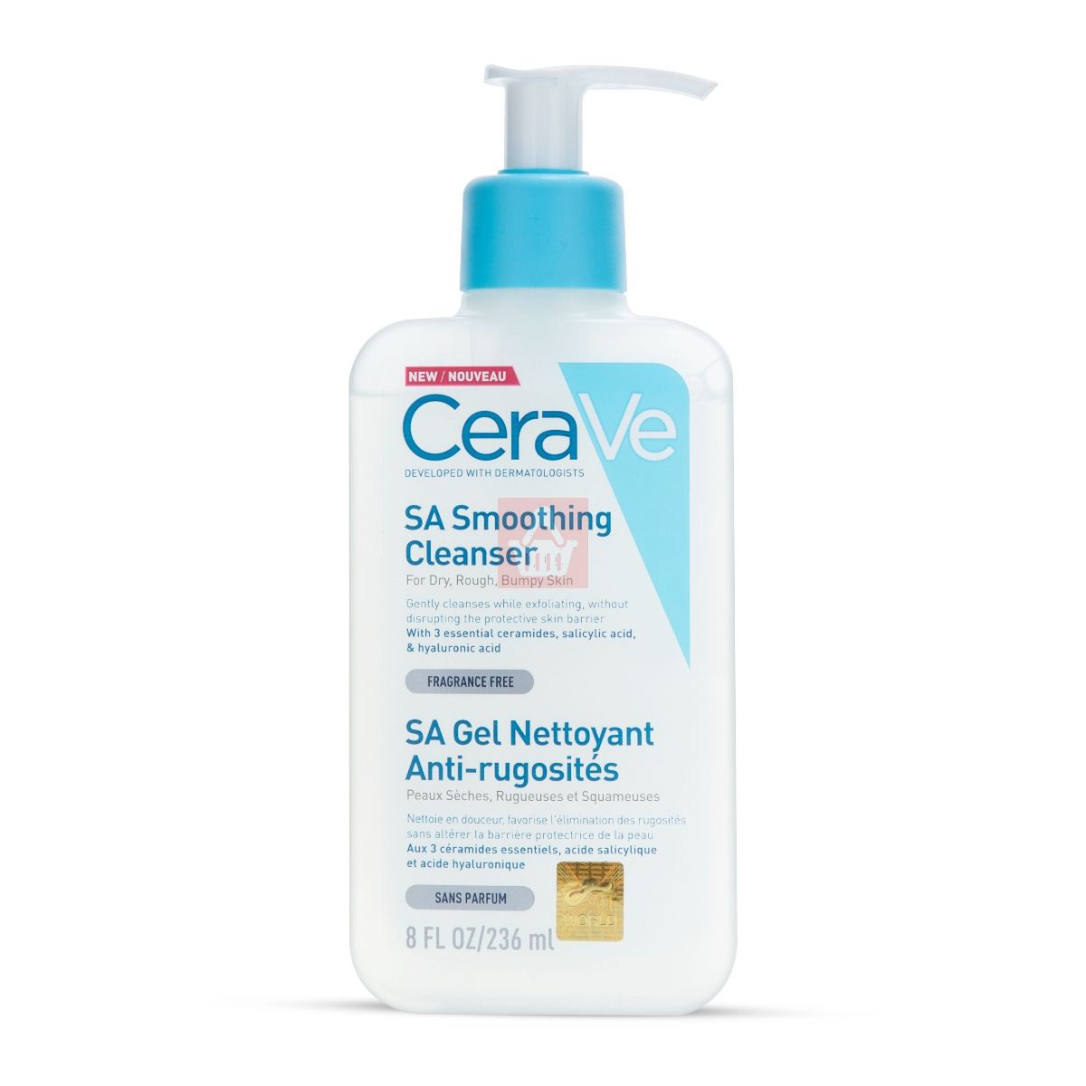 Cerave SA Smoothing Cleanser for Dry Rough and Bumpy Skin 236ml