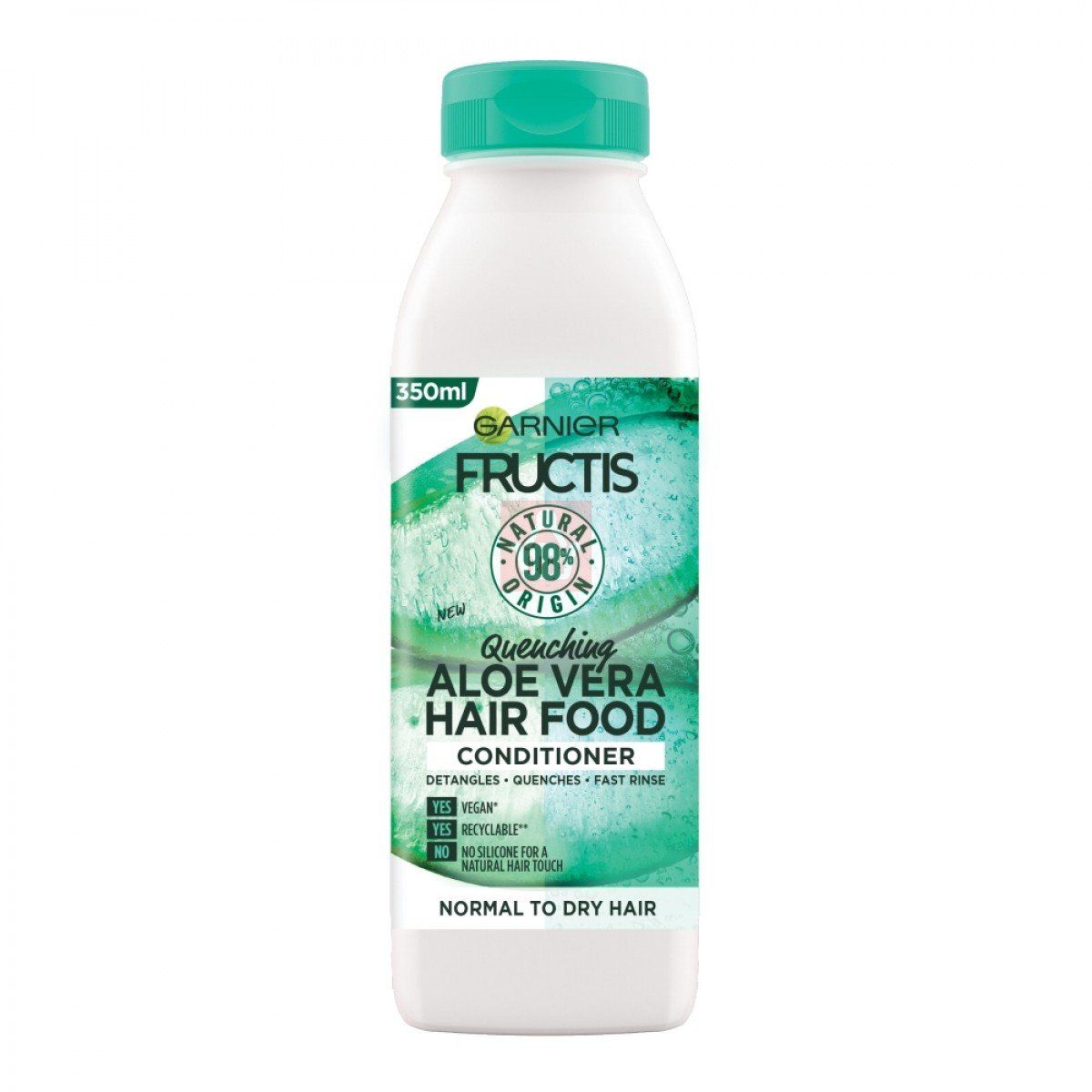 Garnier Fructis Hydrating Aloe Vera Hair Food Moisturizing Conditioner for  Normal To Dry Hair 350ml