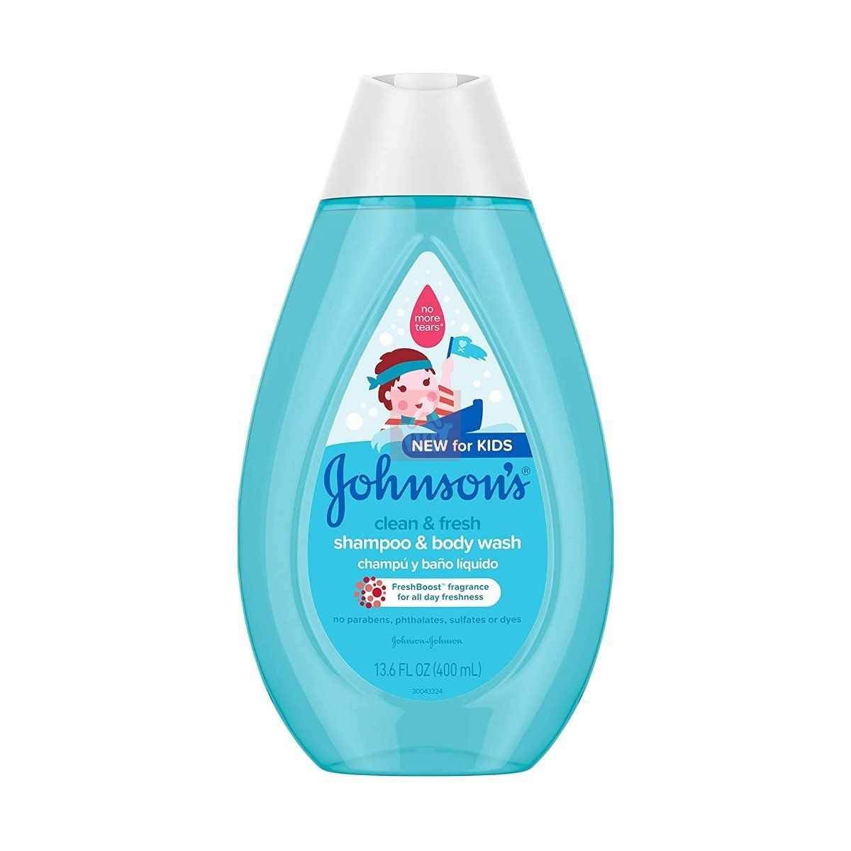 Johnson's Baby Clean & Fresh Kids Shampoo & Body Wash - 400 ml