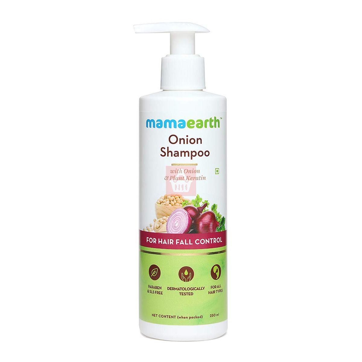 Mamaearth Onion Hair Fall Shampoo for Hair Growth & Hair Fall Control, with Onion Oil & Plant Keratin 250ml Mamaearth Onion Hair Fall Shampoo for Hair Growth & Hair Fall Control, with Onion Oil & Plant Keratin 250ml