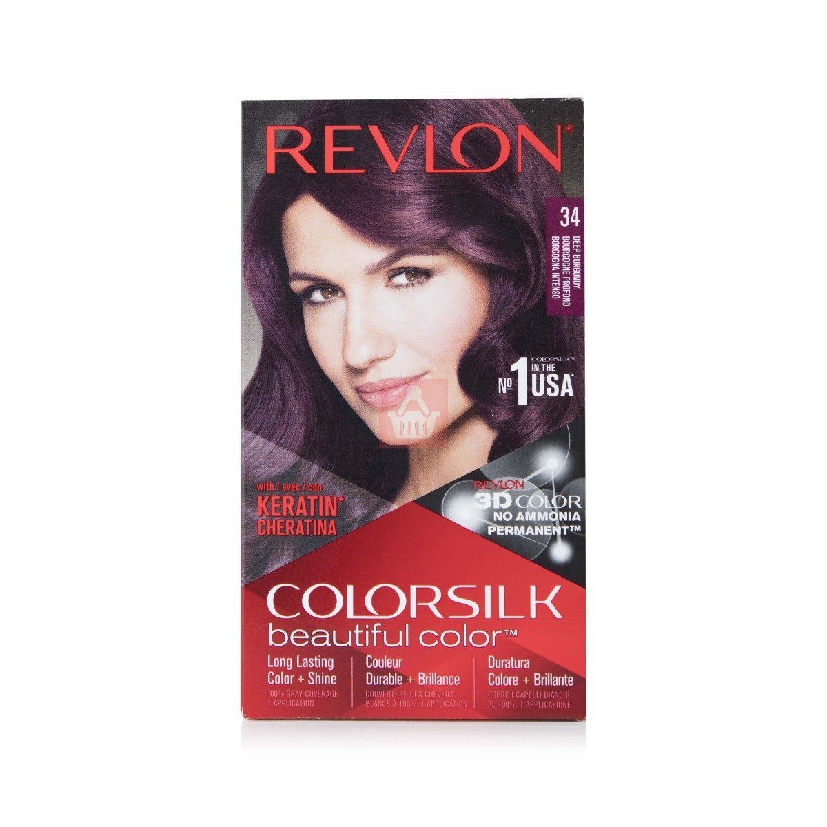 Revlon Colorsilk Beautiful Hair Color - 34 Deep Burgundy
