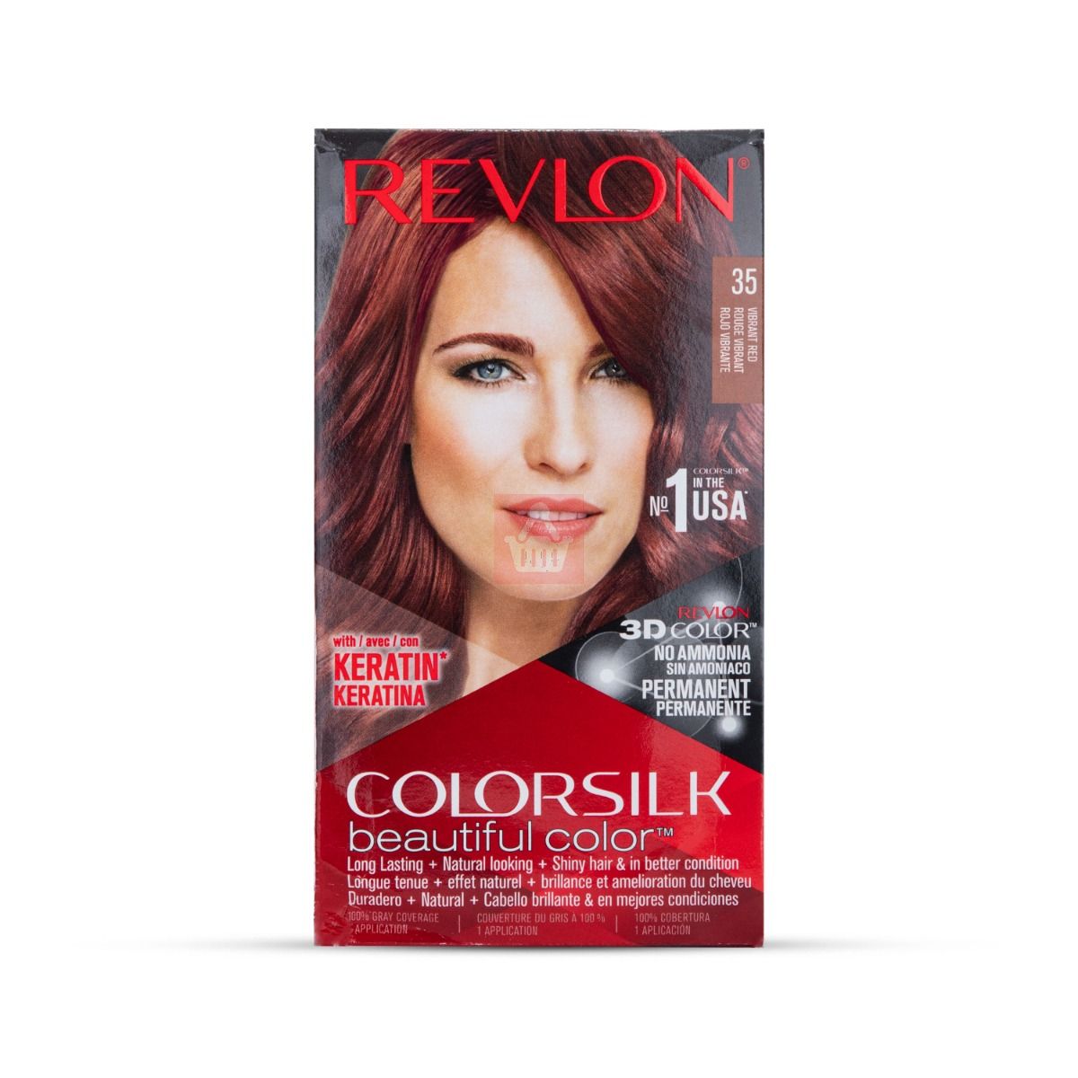 Revlon Colorsilk Beautiful Hair Color - 35 Vibrant Red