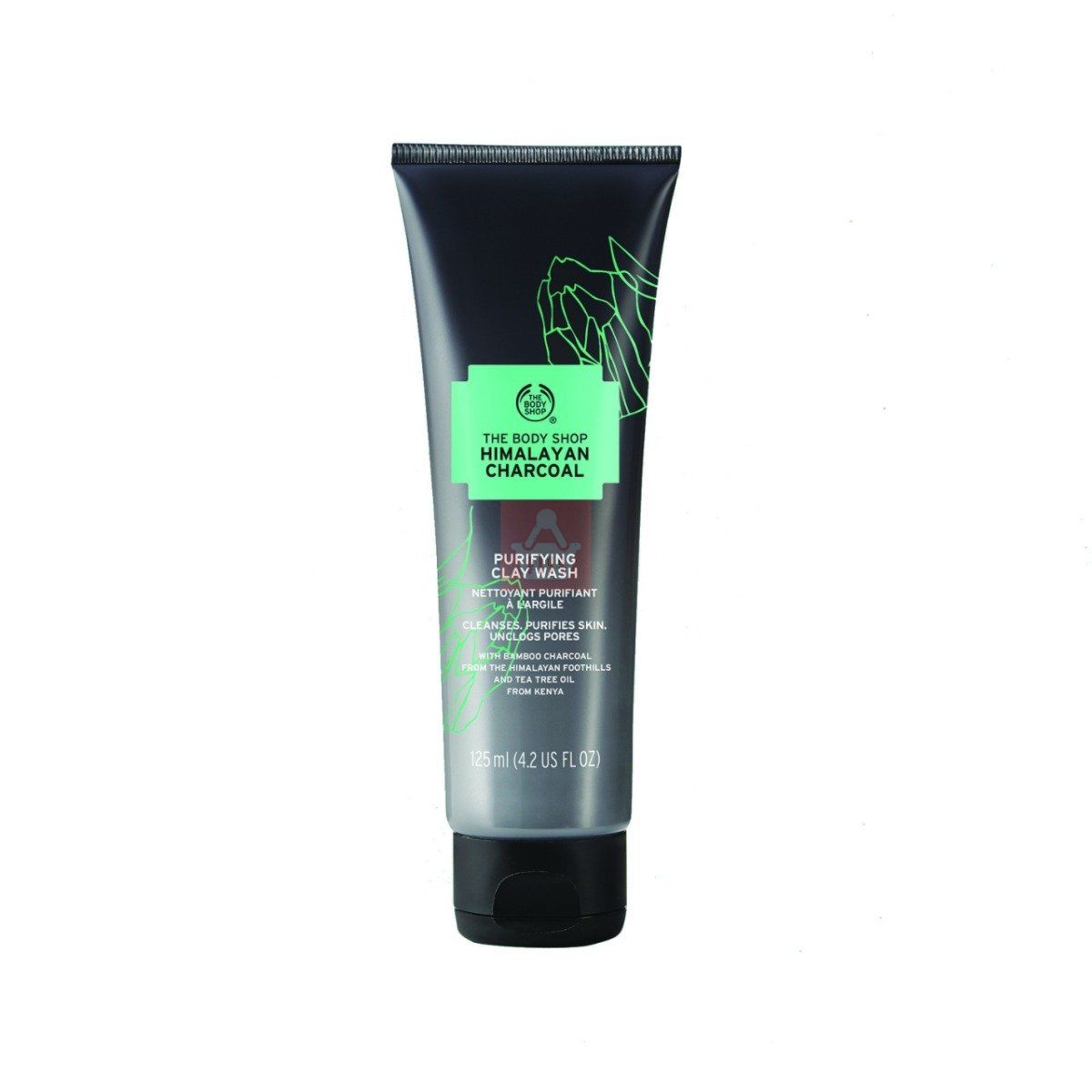 The Body Shop Hamalayan Charcoal Purifying Clay Wash 125ml