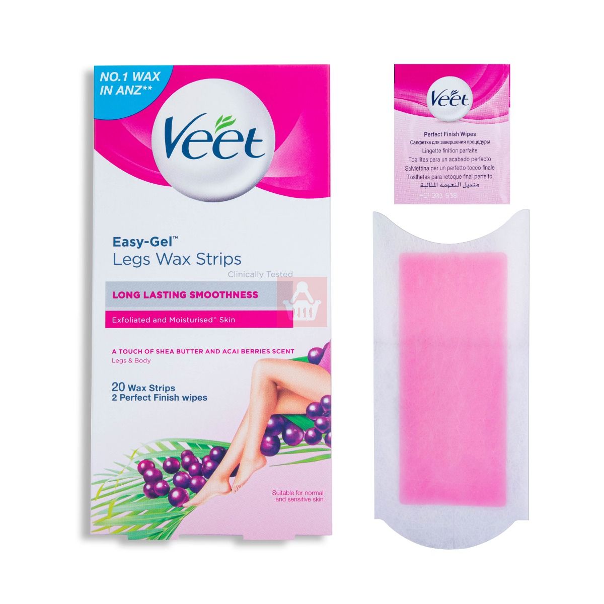 Veet Full Body Waxing Strips Kit For Sensitive Skin (20 Strips) Cold Gel Wax  Hair Removal For Women Upto 28 Days Of Smoothness No Wax Heater Or |  