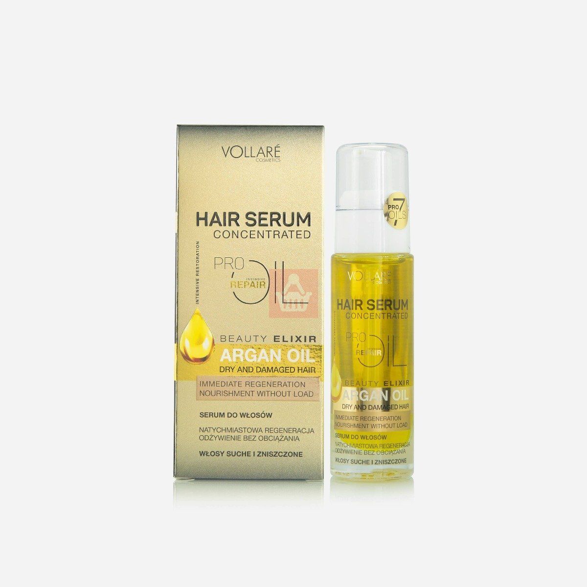 Vollare Argan Oil Concentrated Hair Serum For Dry & Damaged Hair 30ml