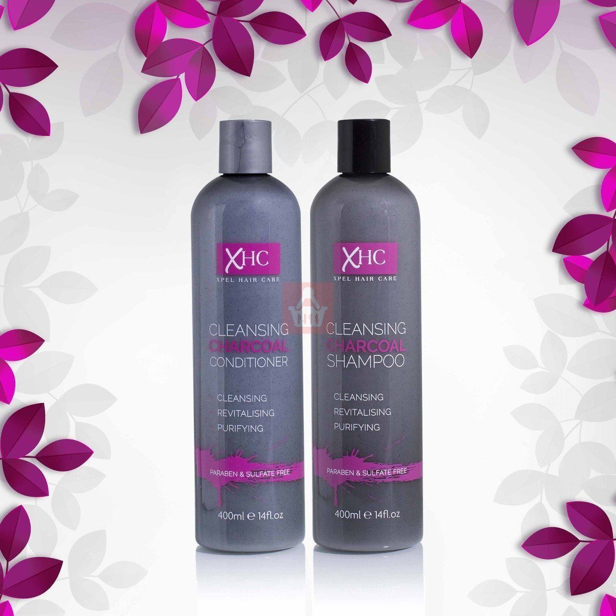 Xpel Combo Pack 05 XHC Cleansing Charcoal Shampoo & Conditioner 2 x