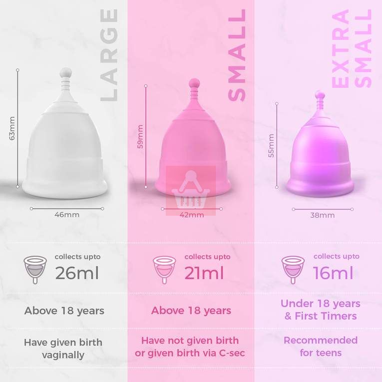 Pee Safe Reusable Menstrual Cup Large 26ml