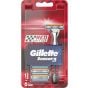 Gillette Sensor3 Razor + 6 Replacement Blades Red Edition 