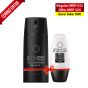 Axe combo 05 - Body Spray & Roll On (Black+Black) - 150+50 ml