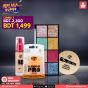 W7 Foundation, Highlighter, Beauty Blender & Technic Eyeshadow Makeup Combo Offer 03