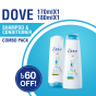  Dove Oxygen Moisture Shampoo and Conditioner Combo Pack