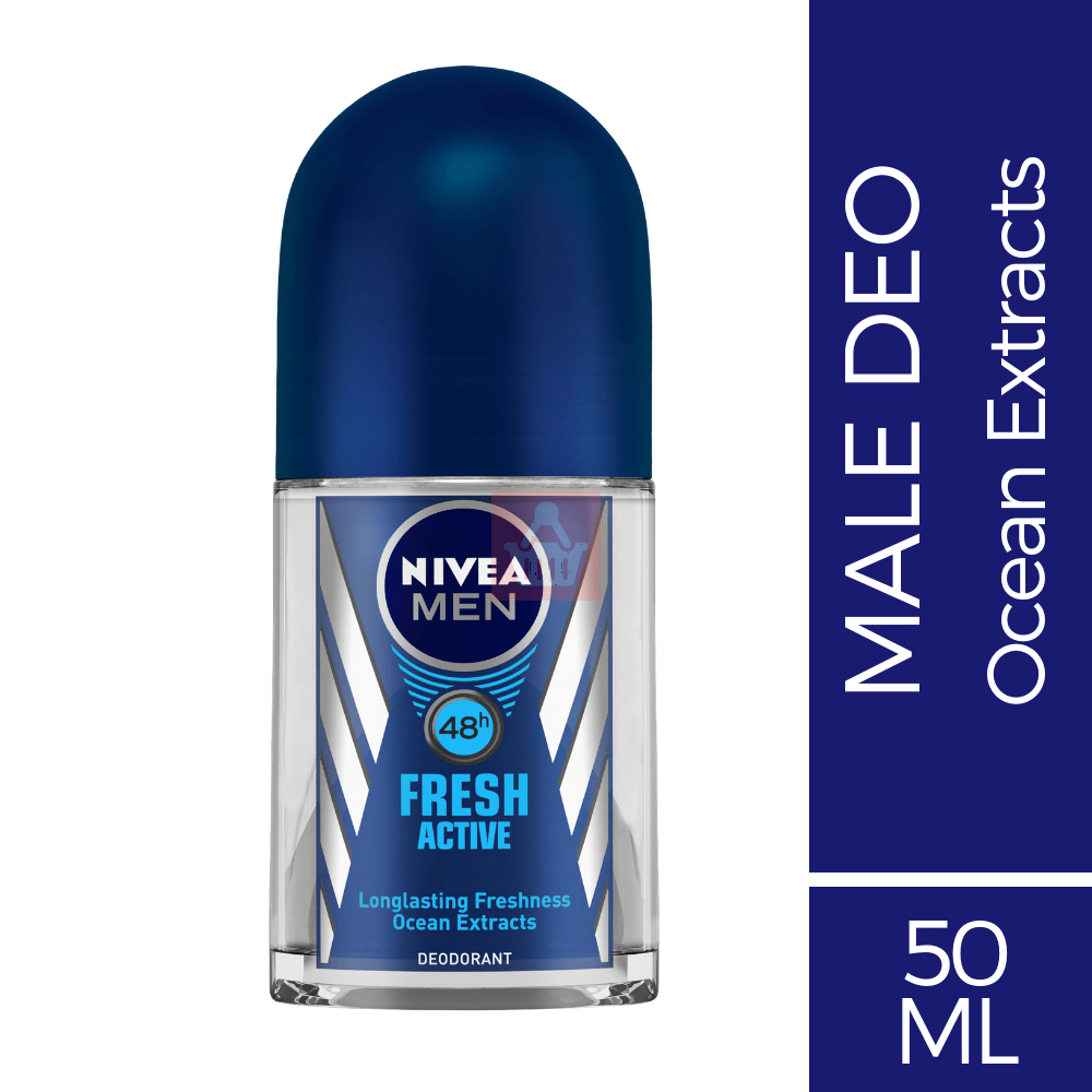 Nivea Men Fresh Active Deodorant Roll On 50ml