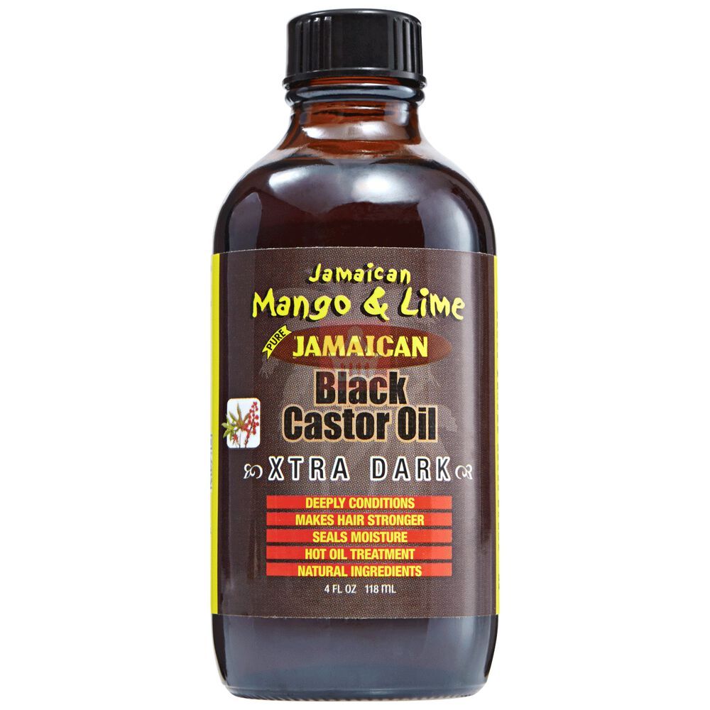 Huile De Ricin Noir Jamaican Mango & Lime – Format 4 Oz (118 Ml) – Vegan, Croissance Rapide – Neuf