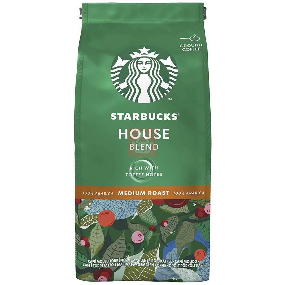 Starbucks House Blend Medium Roast Ground Coffee 200gm