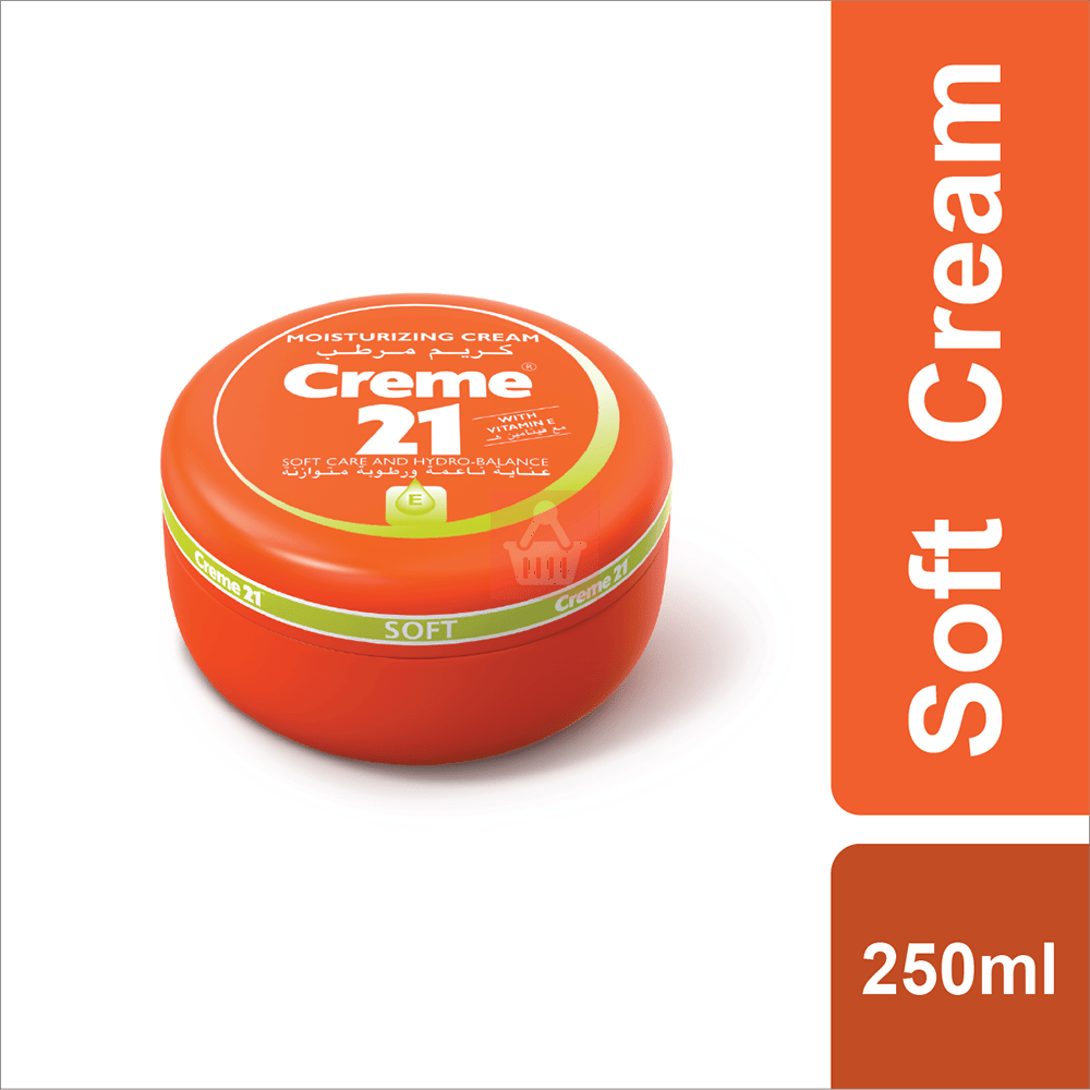Creme 21 Moisturizing Cream With Vitamin E Soft 250ml