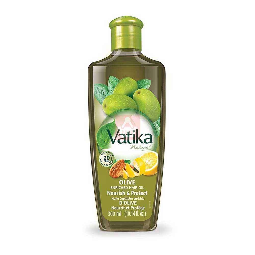 Dabur Vatika Naturals Olive Enriched Hair Oil Nourish and Protect 300ml