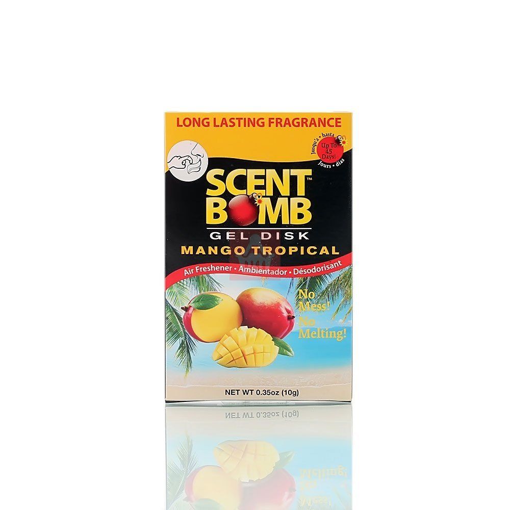 Scent Bomb Gel Disk Air Freshner 10gm Mango Tropical