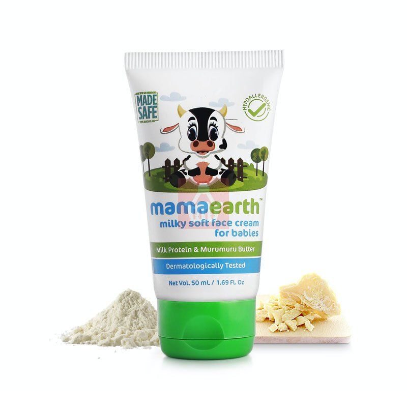 Mamaearth Milky Soft Face Cream With Murumuru Butter For Babies
