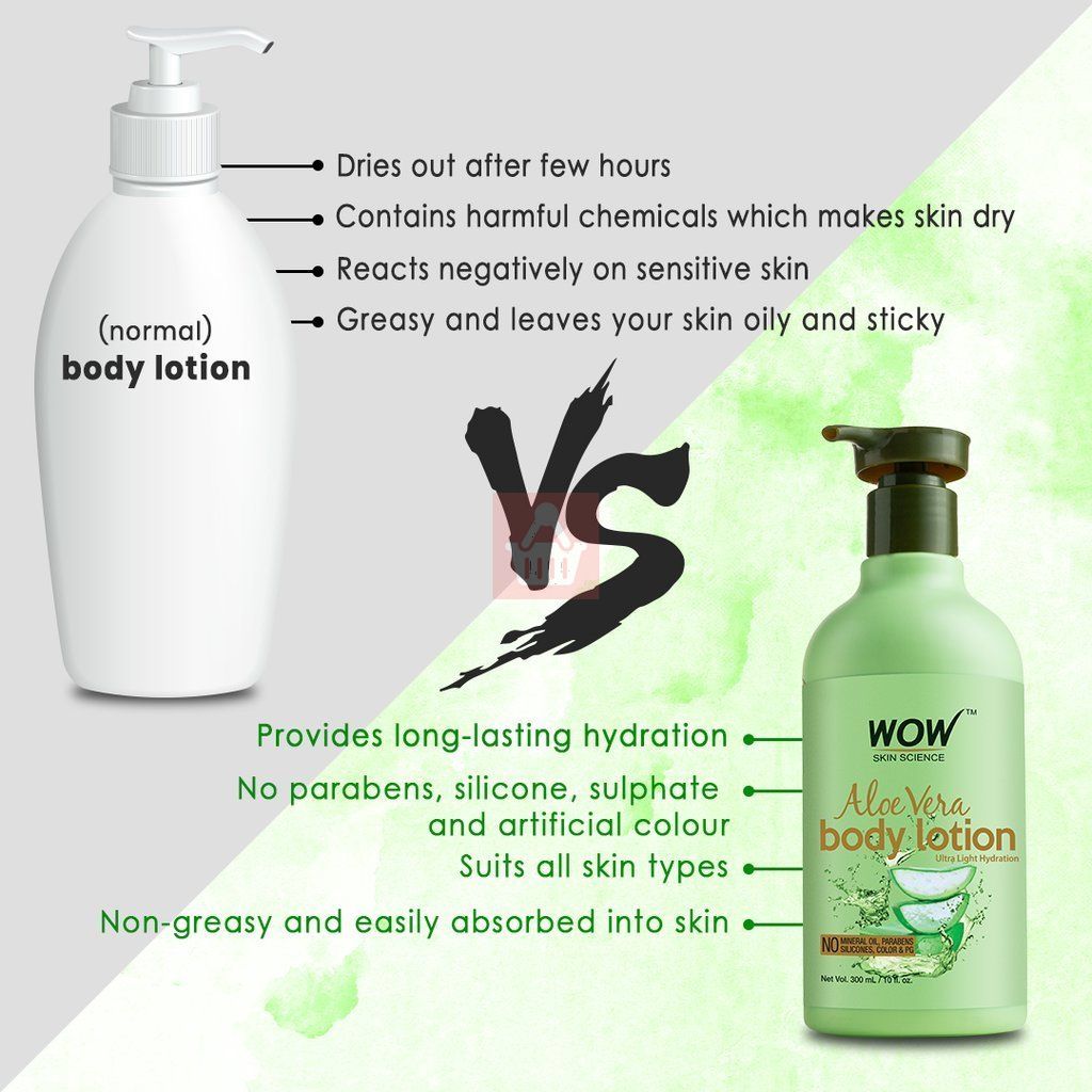Wow Skin Science Aloe Vera Body Lotion 400 ML