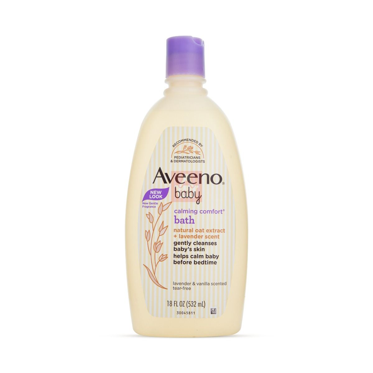 Aveeno Baby Calming Comfort Bath, Lavender & Vanilla, 18 Ounce