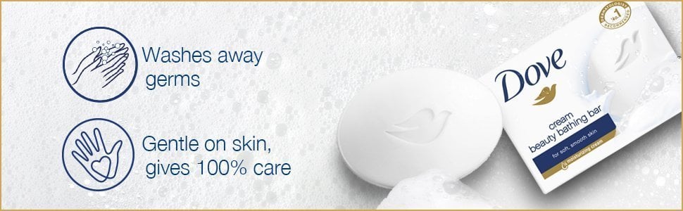 Washes away germs. Gentle on skin, gives 100% care