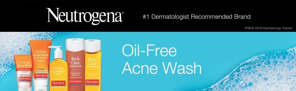 Neutrogena Oil-free Acne Wash, #1 Dermatologist recommended Brand
